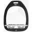 Flex-On Green Composite Flat Stirrups One Size Black/Grey/Grey Grip